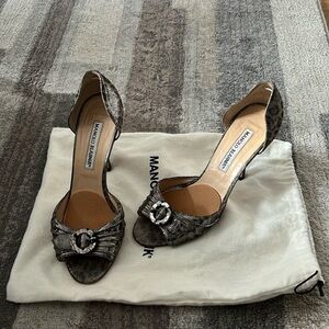 Animal print Manolo Blahnik heels